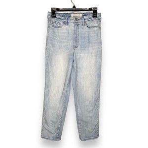 Athleta Sculptek Straight Leg Ankle Jeans Womens Blue Hight Waist Stretch Size 2